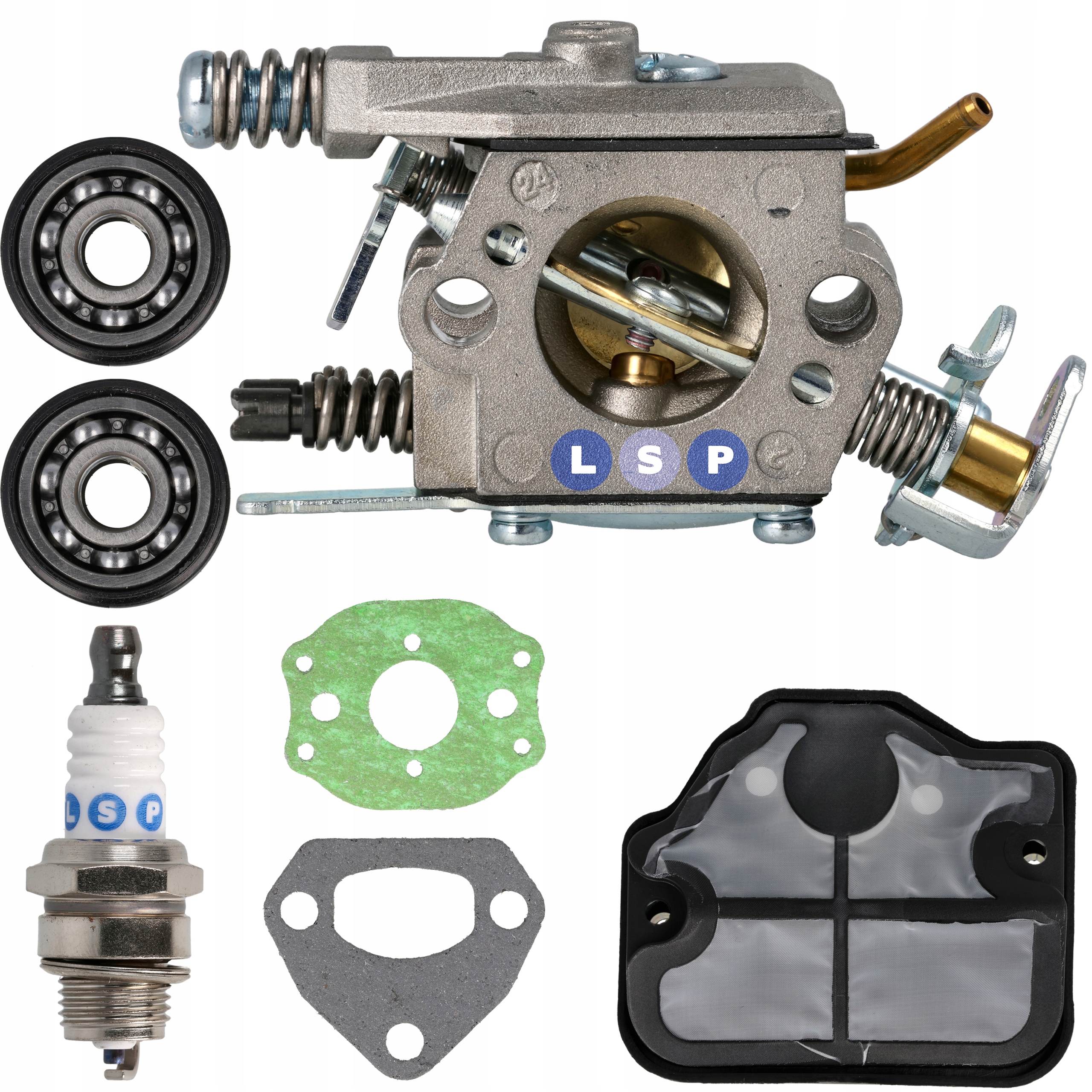 VZDUCHOVÝ FILTER KARBURÁTORA PRE HUSQVARNA 36 41 136 137 141 142 SADA REŤAZOVÝCH PÍL
